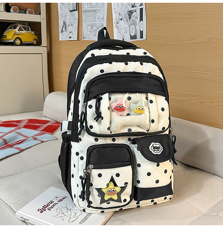 Multi-Pocket School Backpack and Tote Bag Set Bowlift