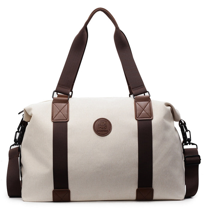 Sporty Duffel Bag With Multiple Compartments And Adjustable Shoulder Strap Bowlift