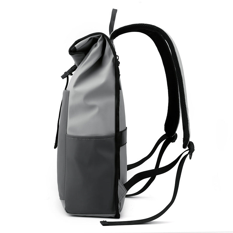 Stylish Roll-Top Waterproof Backpack Bowlift