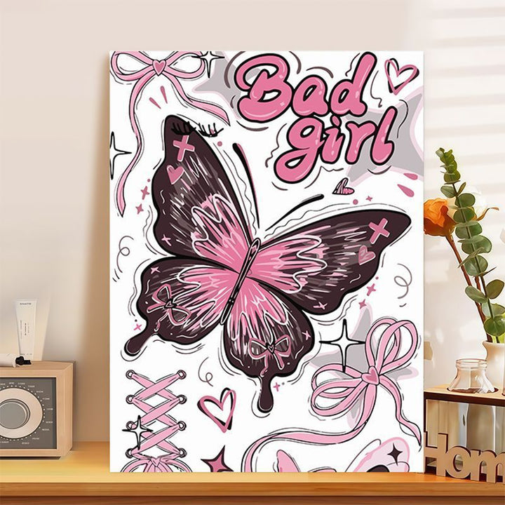Decorative Butterfly-Themed Canvas Art Bowlift