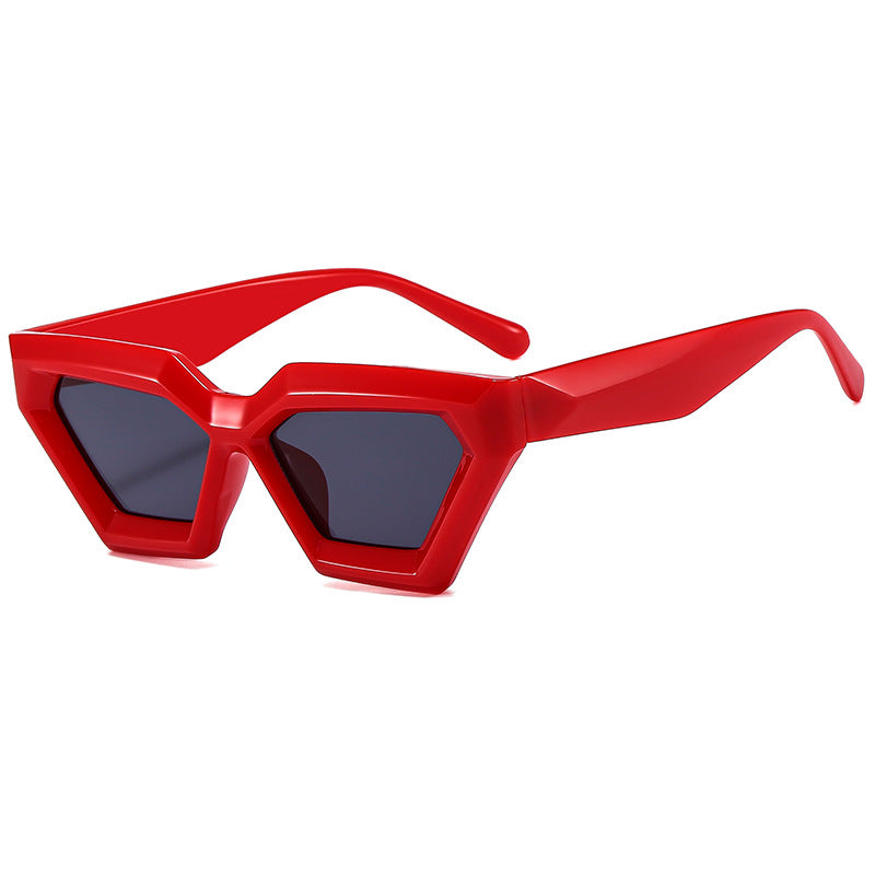 Women stylish hexagonal sunglasses Bowlift