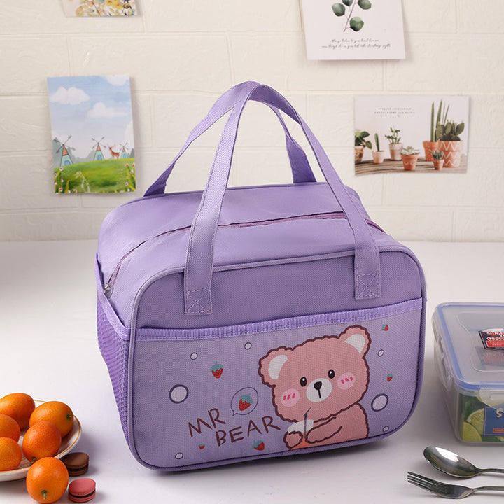 Insulated Kids' Lunch Bag with Cute Bear Design Bowlift