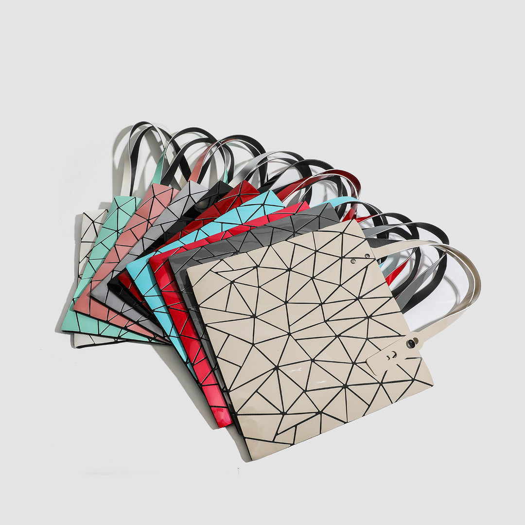 Geometric Texture Tote Bag