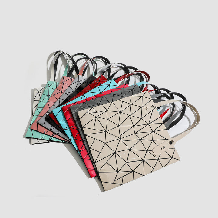 Geometric Texture Tote Bag