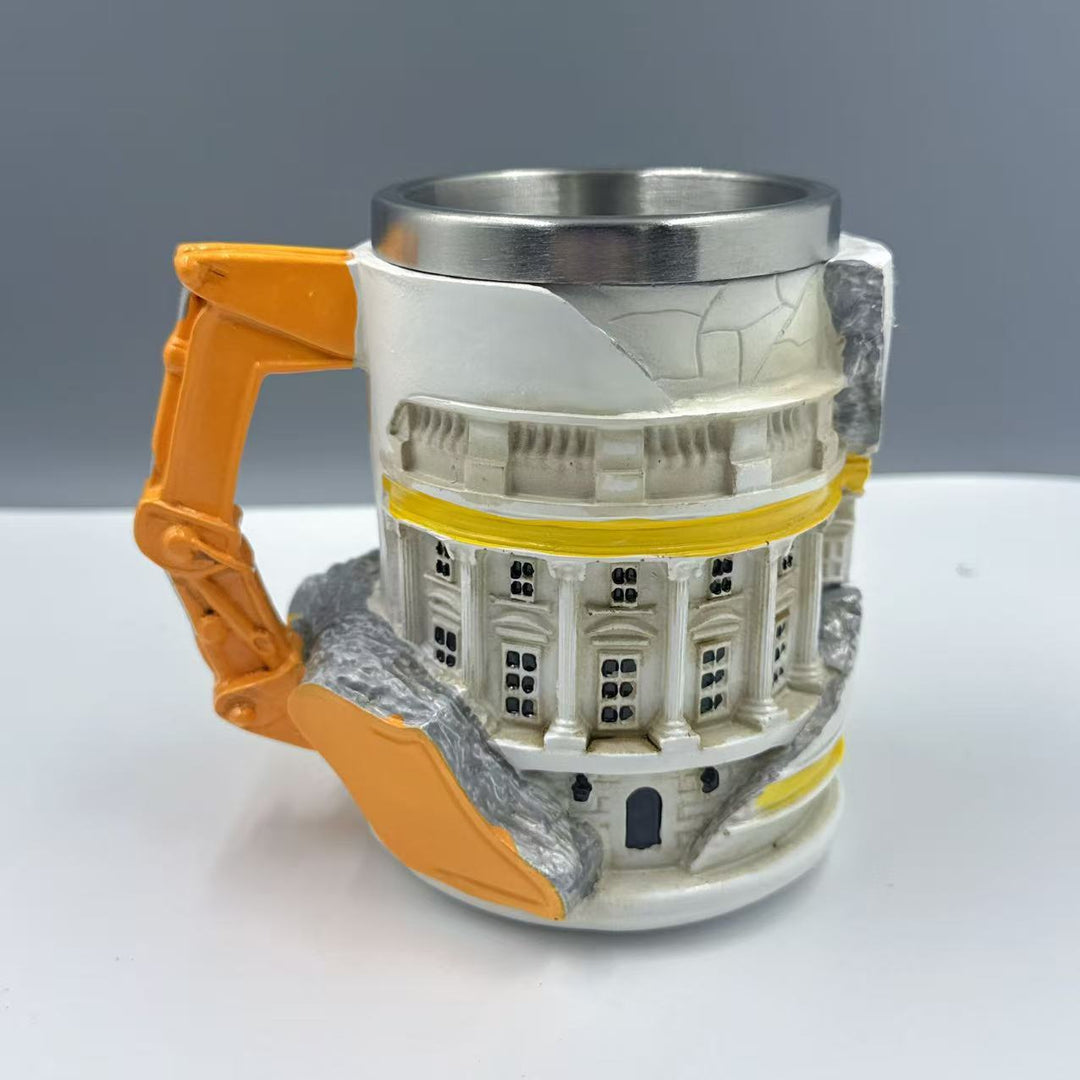 Creative Construction Worker Mug Bowlift