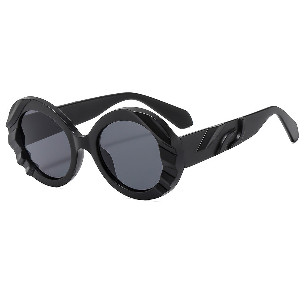 Women's sunglasses with unique, textured frame and protective lenses Bowlift