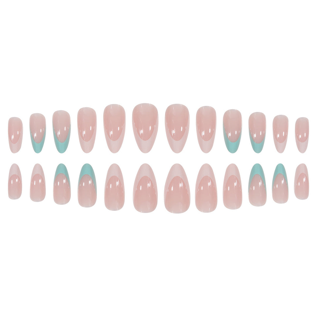 Artistic Gradient Stiletto Press-On Nails Bowlift