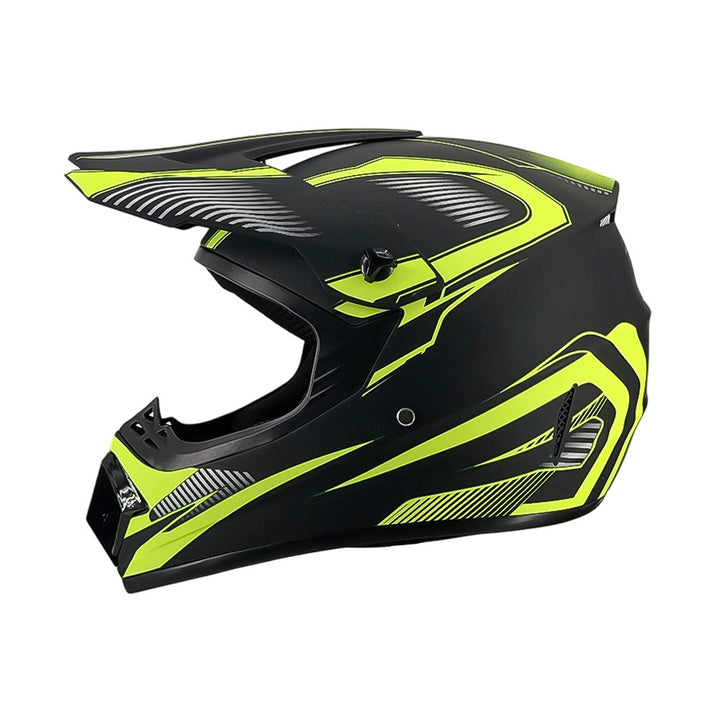 full-face motocross helmet with extended visor and reinforced chin guard Bowlift