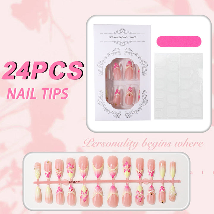 Premium Decorative Gel Nail Tips Bowlift