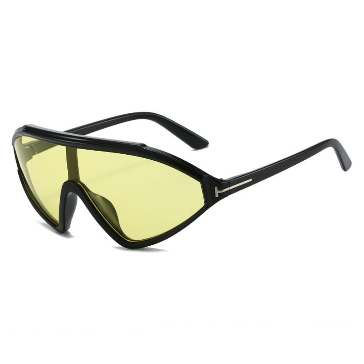 Women sporty sunglasses with ergonomic full rim design Bowlift
