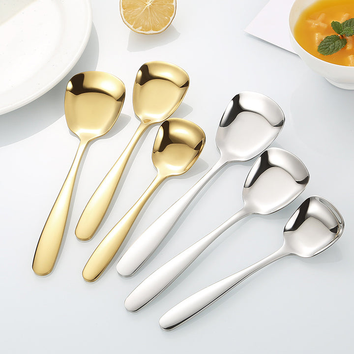 Elegant dessert spoon with ergonomic design Bowlift