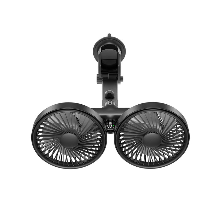 Unisex Dual-Head Clip-On Fan Bowlift