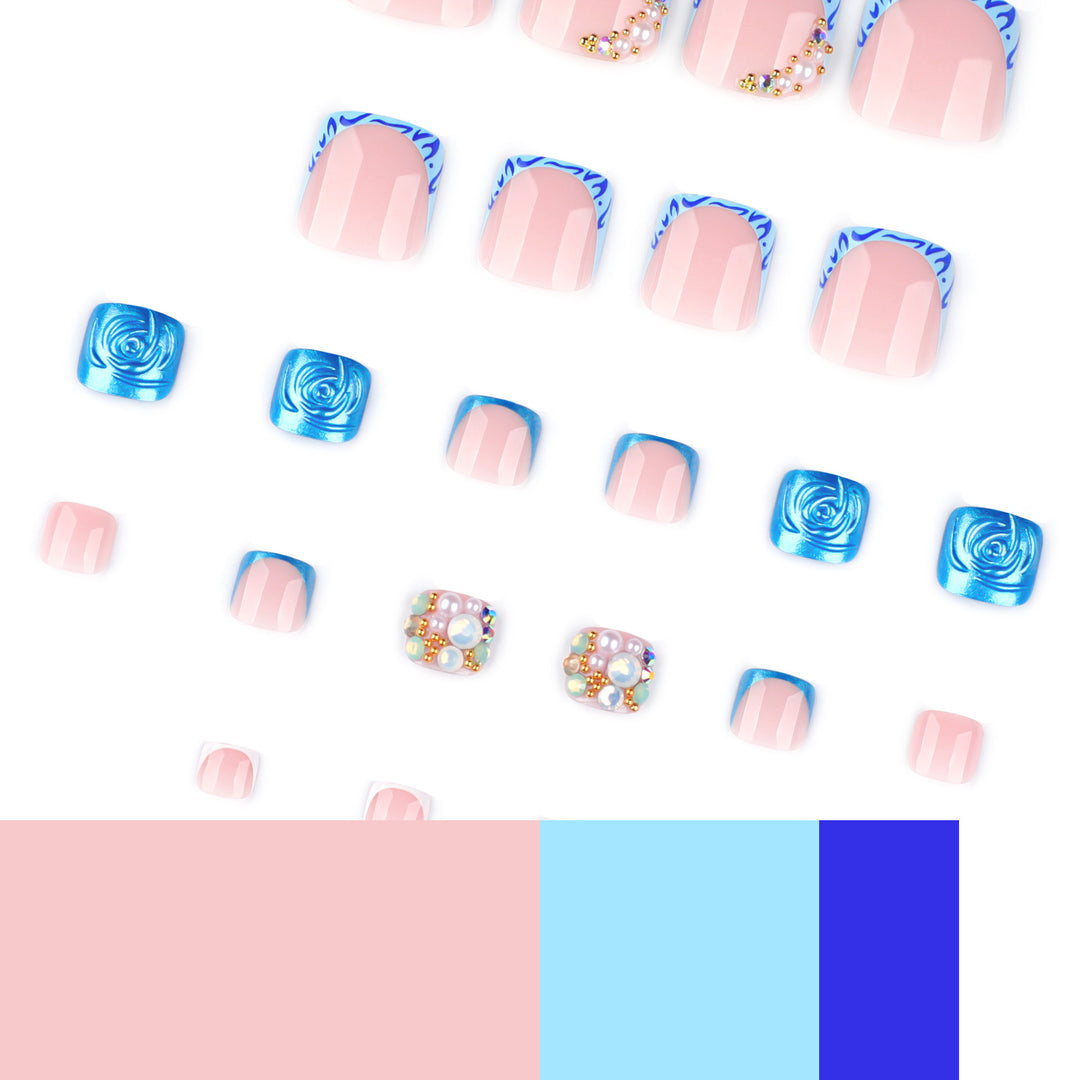 Artistic Toenail Design Bowlift