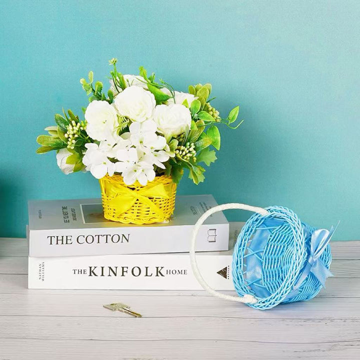Decorative Handwoven Gift Basket Bowlift
