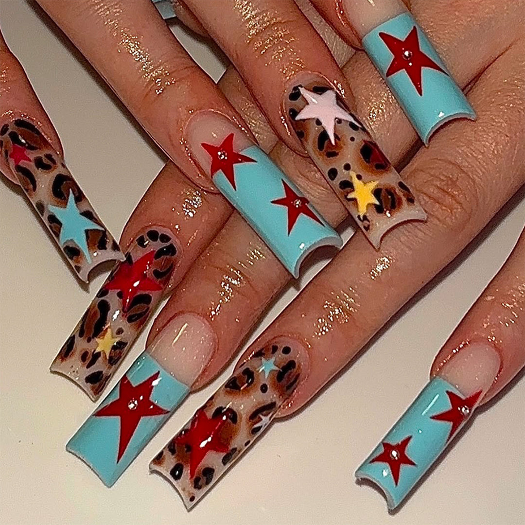 Creative Animal Print Nail Art Bowlift