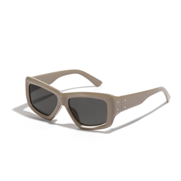 Women's oversized geometric sunglasses with modern frame Bowlift