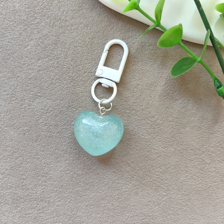 Keychain with Radiant Heart Bowlift