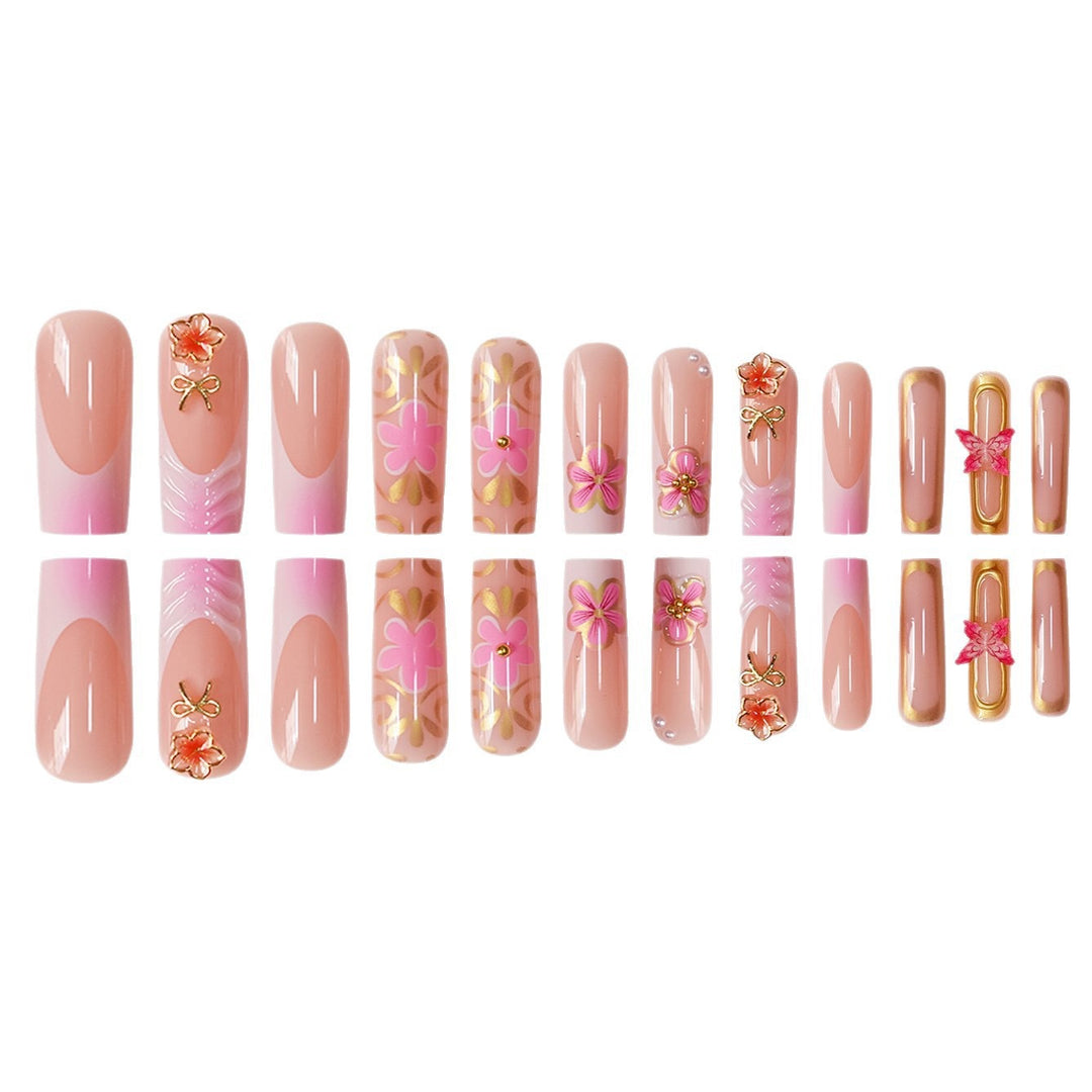 Decorative Acrylic Press-On Nail Art Bowlift