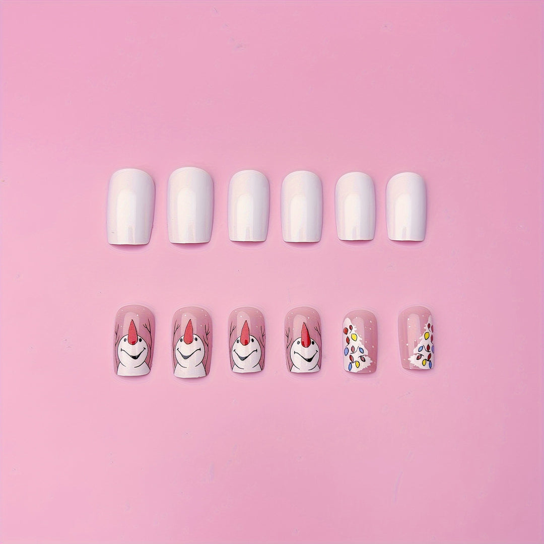 Festive Winter Nail Art Bowlift