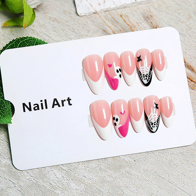 Halloween Design Artificial Nail Set Bowlift