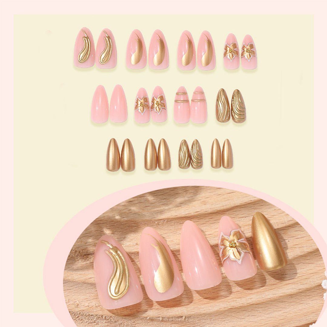 Artistic Premium Metallic Nail Extensions Bowlift