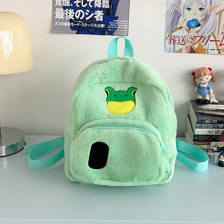 Cute Animal-Themed Plush Backpack