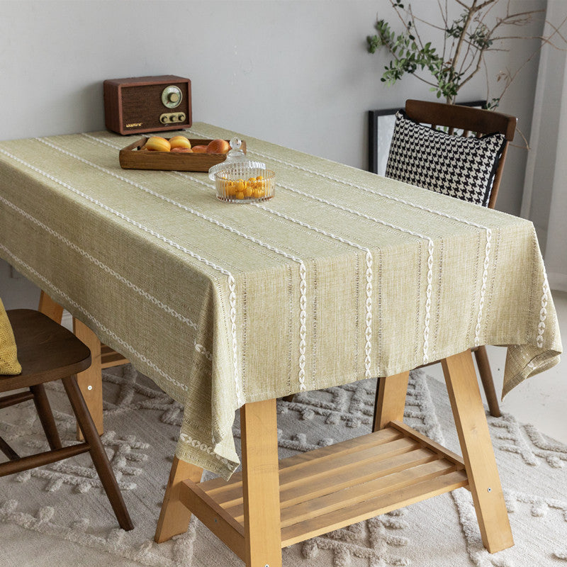 Textured Woven Table Cover
