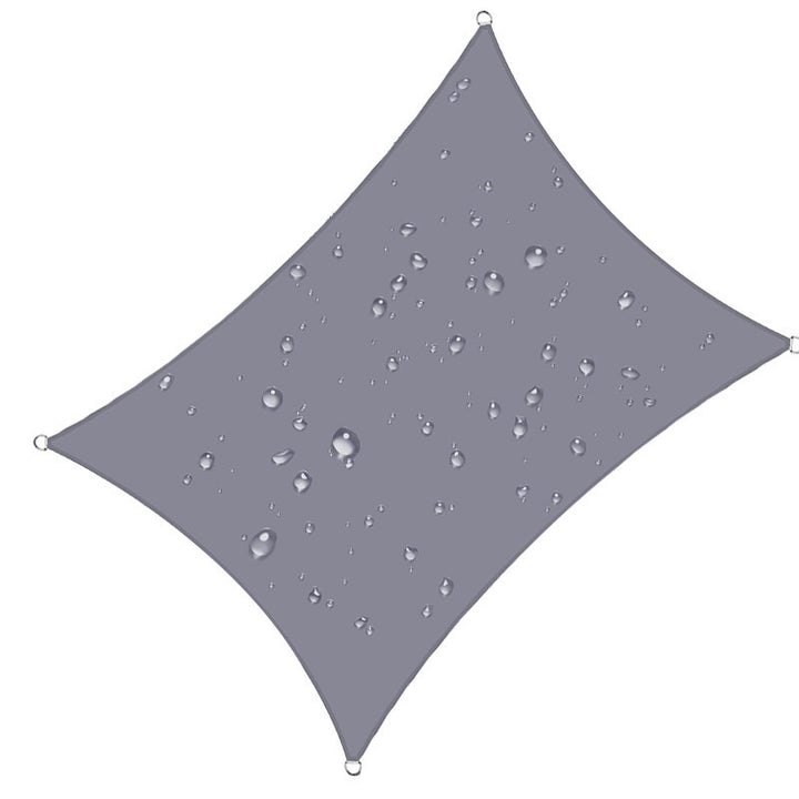 Heavy-Duty Waterproof Sun Shade Sail Canopy with Reinforced D-Rings Bowlift