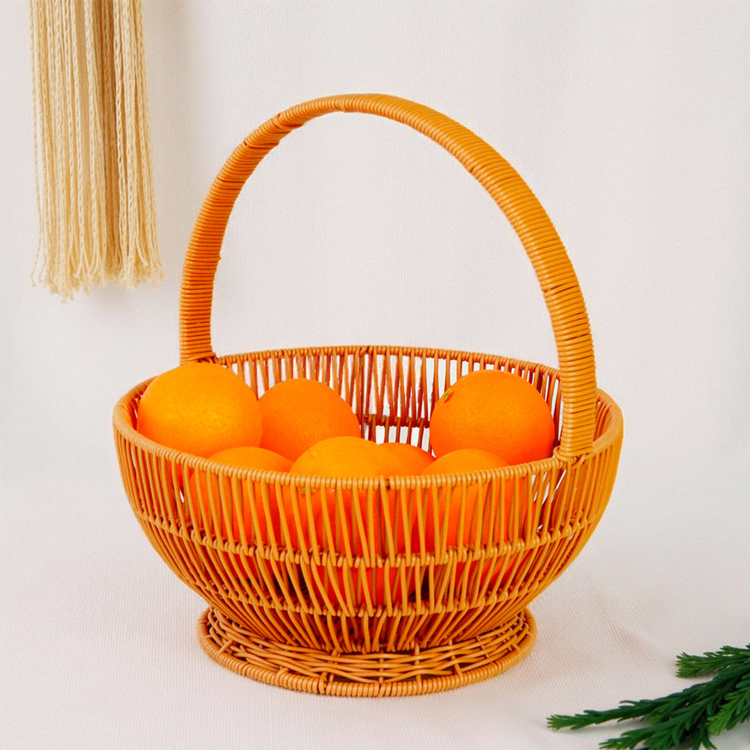 Women Handcrafted Basket with Handle Bowlift