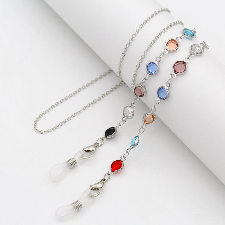 Elegant Crystal-Embellished Eyewear Chain Bowlift 1788159829