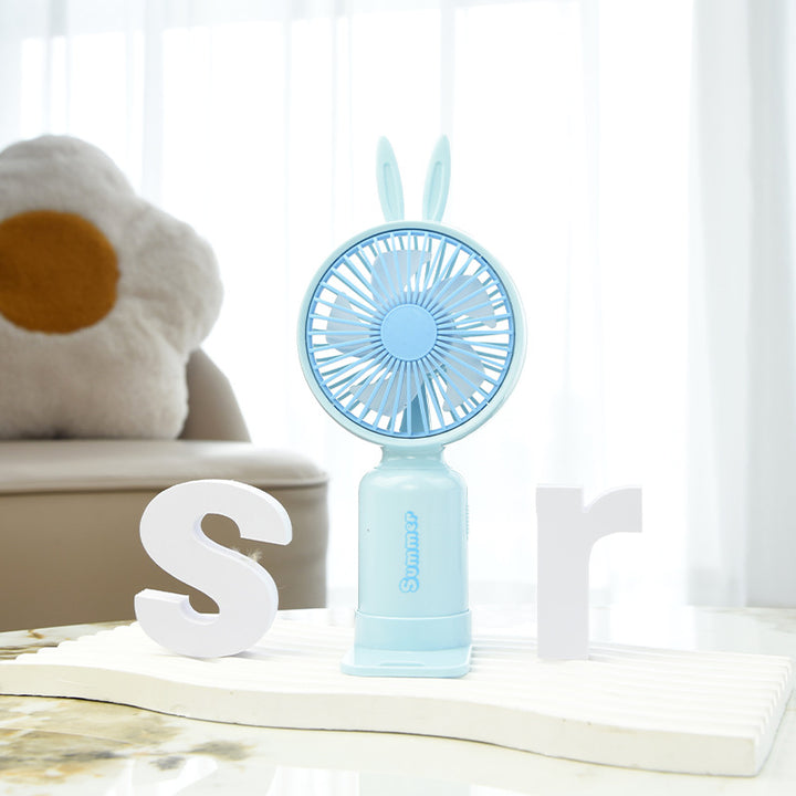 Portable Deer-Themed Handheld Cooling Fan Bowlift