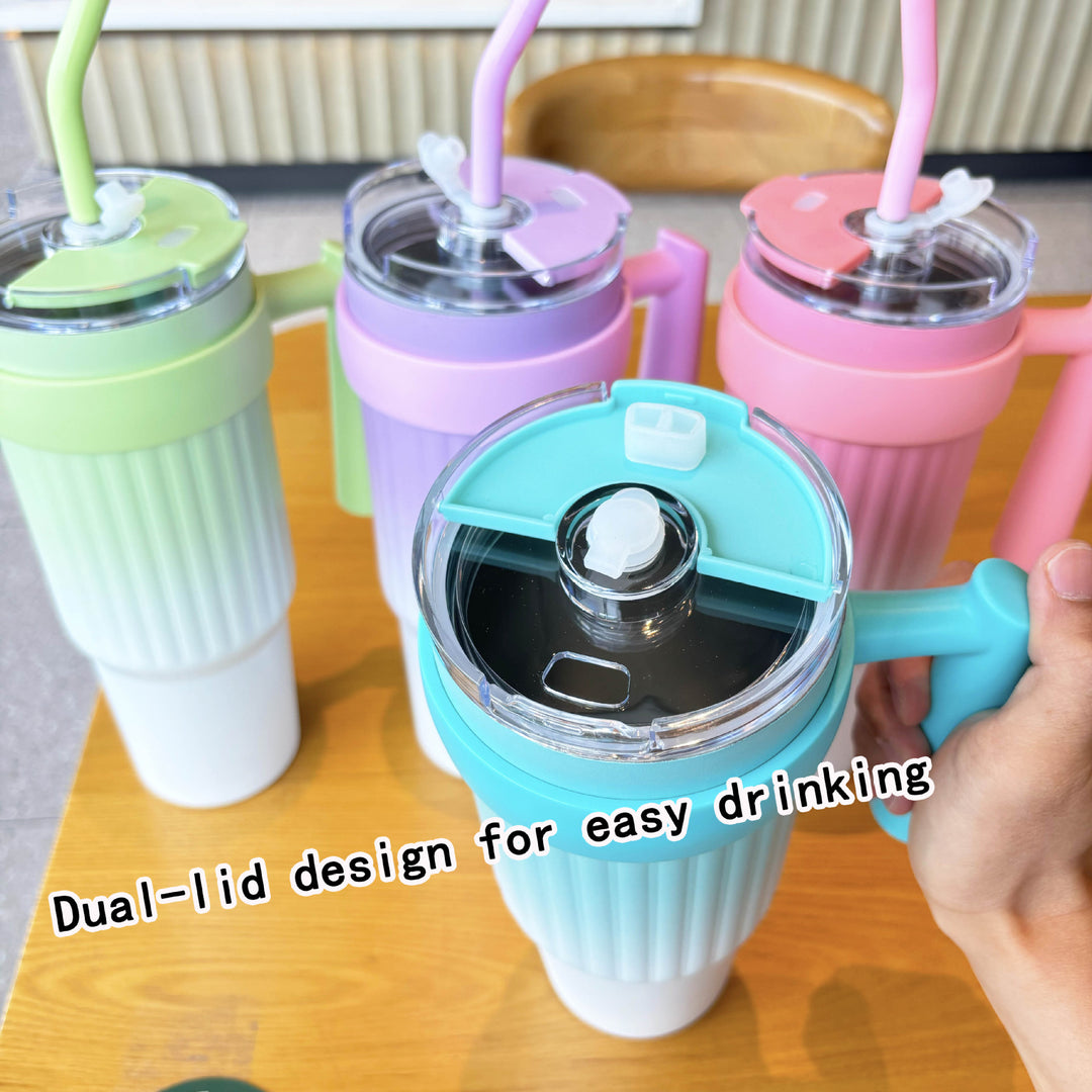 Ladies multifunctional drink bottle with practical carrying handle Bowlift