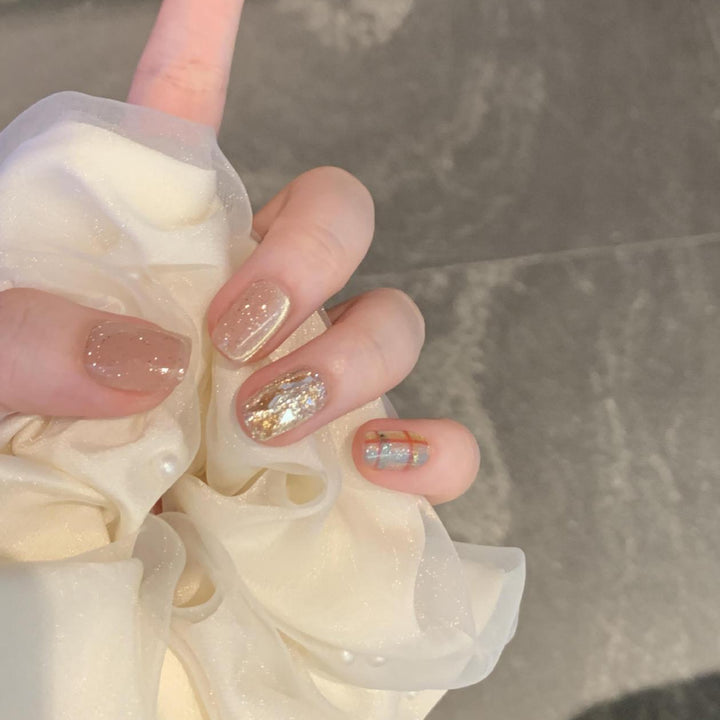 Creative Glitter Nail Tips Bowlift