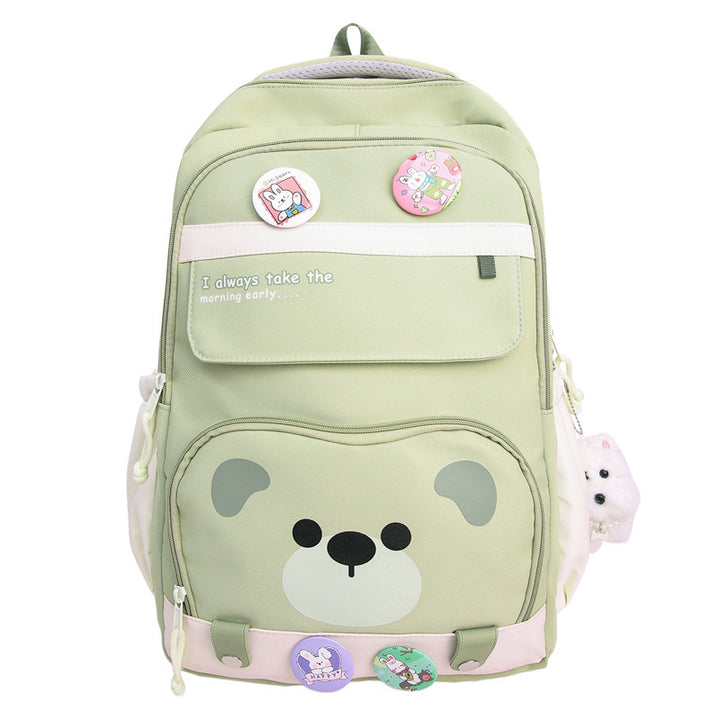 Cute Animal-Themed School Backpack Bowlift