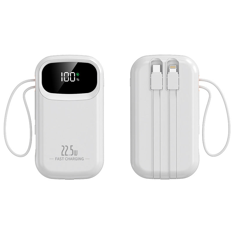 Portable power bank with fast charging connection and LCD display Bowlift