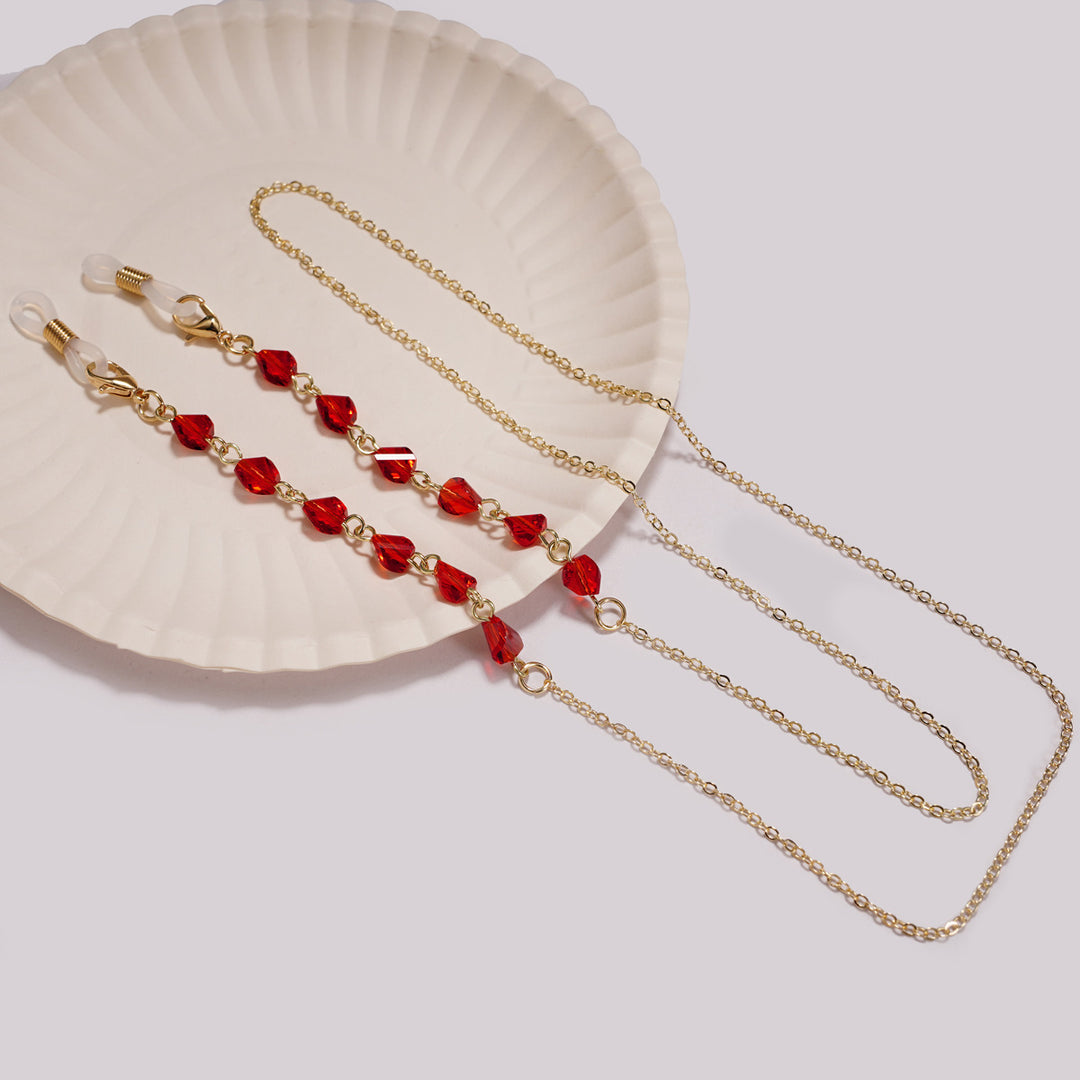 Decorative Bead Eyewear Chain Bowlift