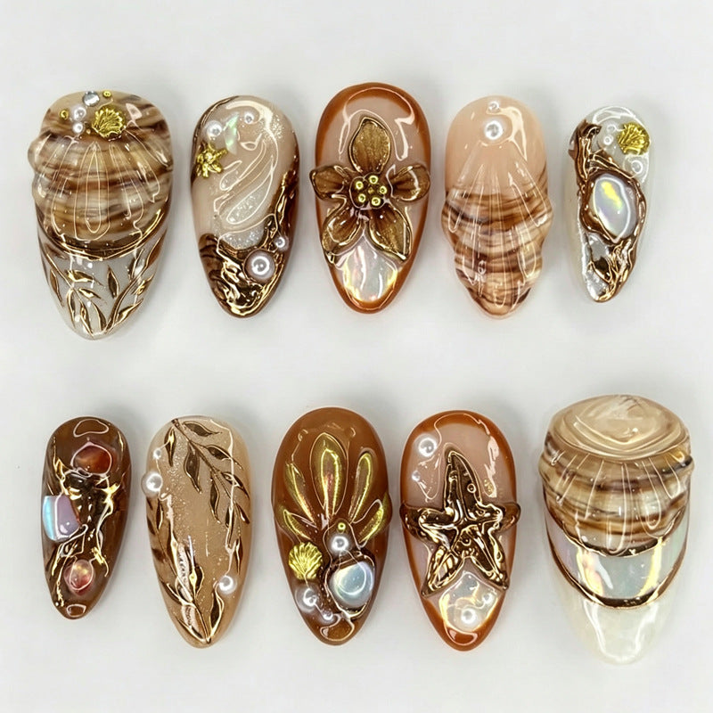 Luxury Nail Art Set with Galactic Designs Bowlift