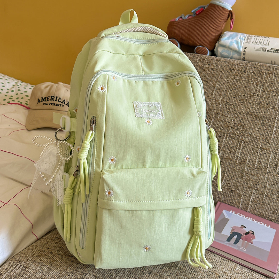 Floral Embellished Backpack