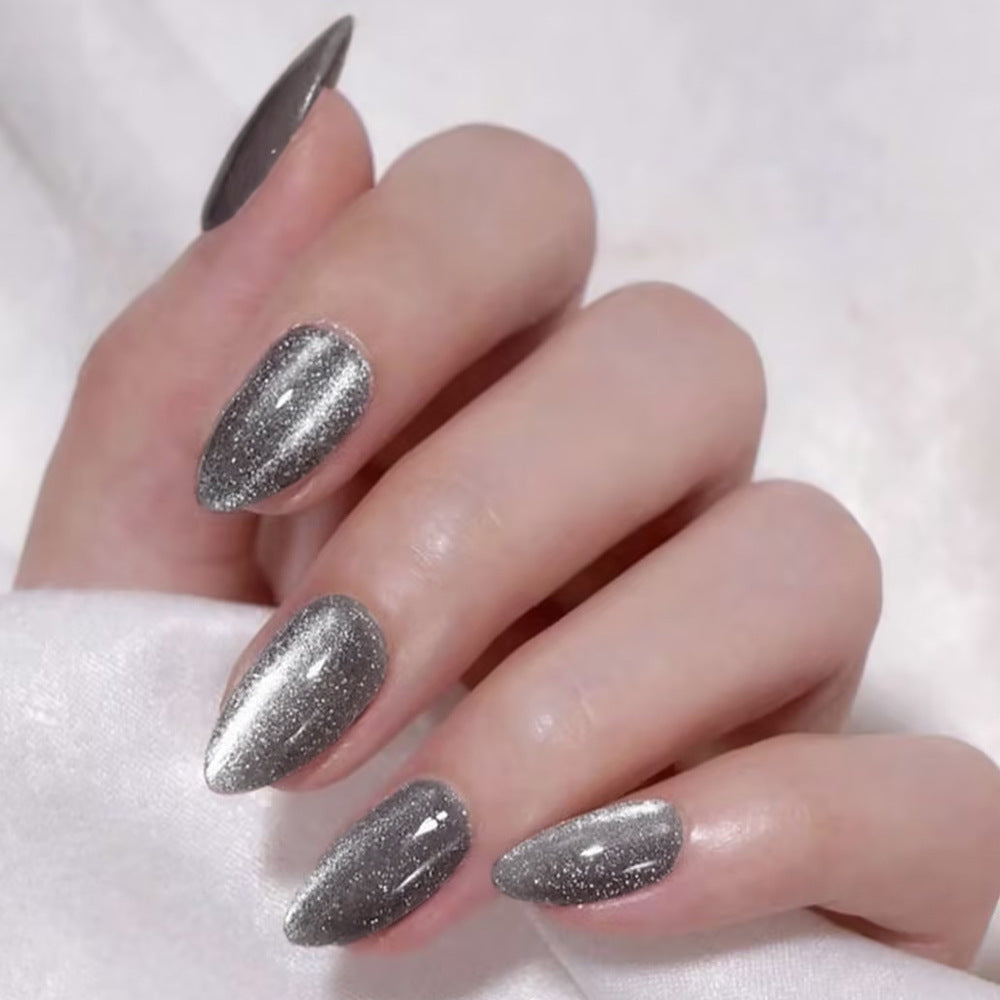 Sparkling Metallic Press-On Nails Bowlift