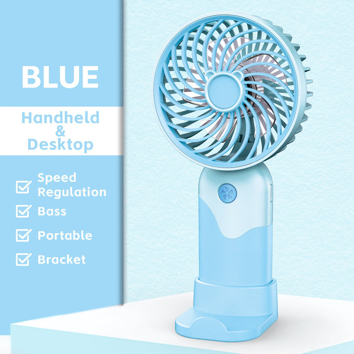 Ladies Portable Handheld Fan with Height Adjustable Stand Bowlift