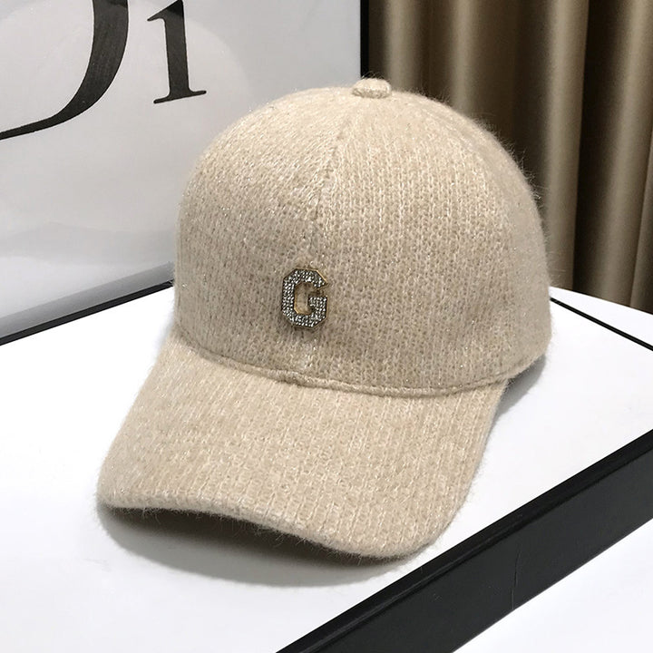 Women's Elegant Textured Fleece Baseball Cap Bowlift