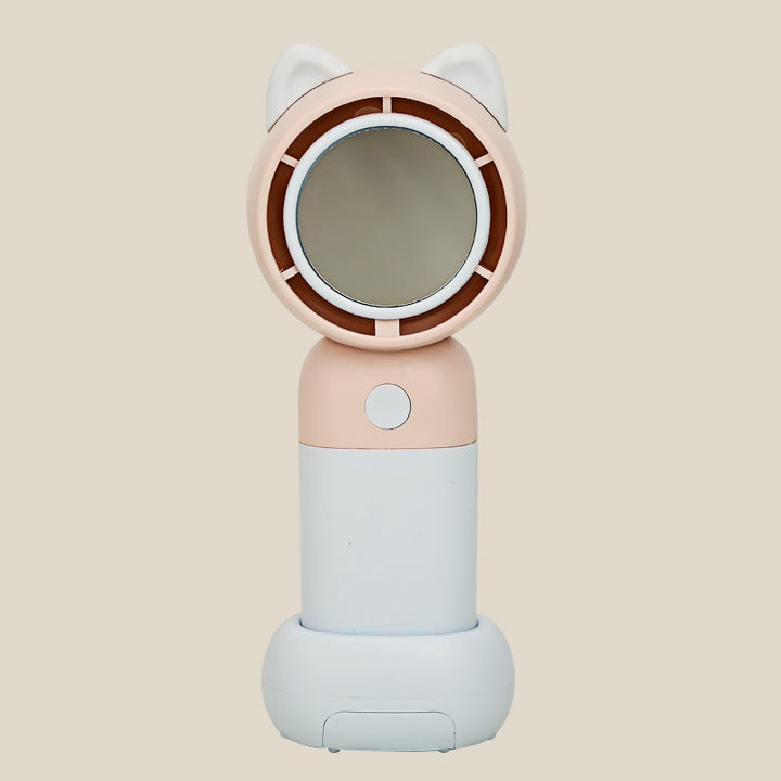 Ladies portable mini handheld fan with cat ears Bowlift