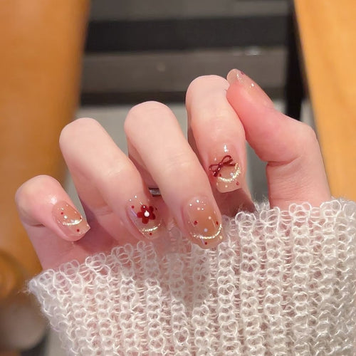 Decorative Nail Art Press-On Nails Bowlift