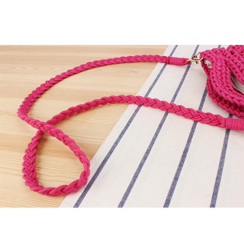 Hand-knotted shoulder bag Bowlift