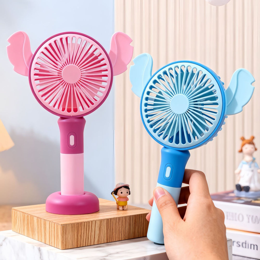 Ladies Hand Fan with Playful Design Bowlift