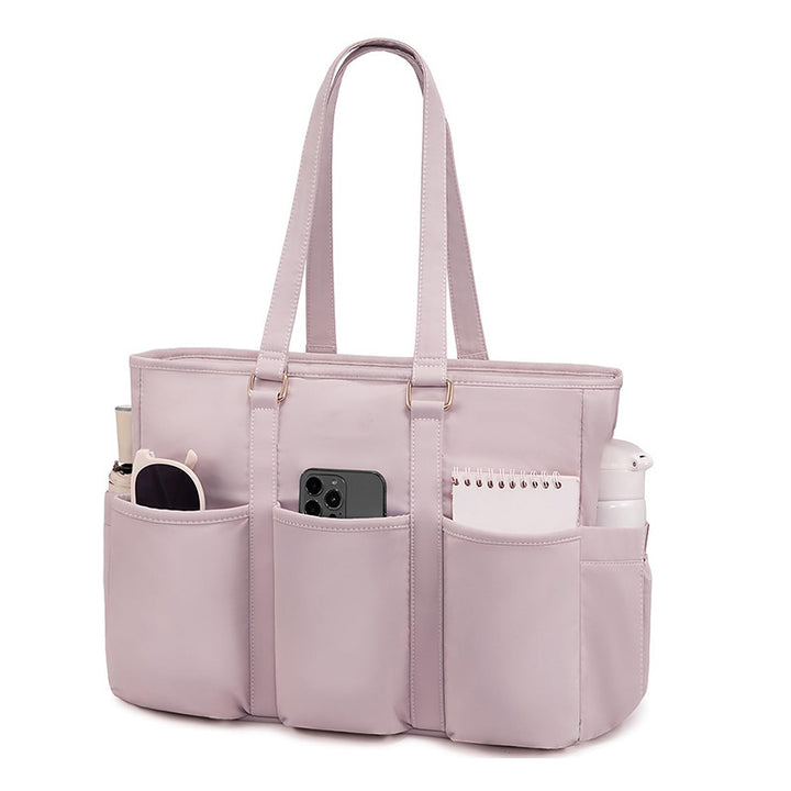 Spacious everyday tote bag with practical outer pockets Bowlift