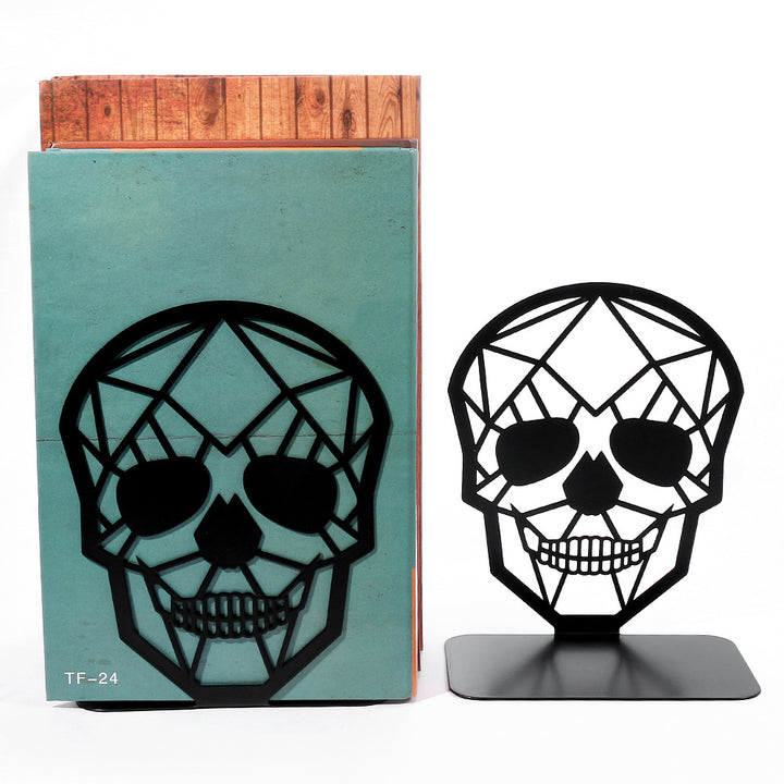 Decorative Skull-Shaped Bookend
