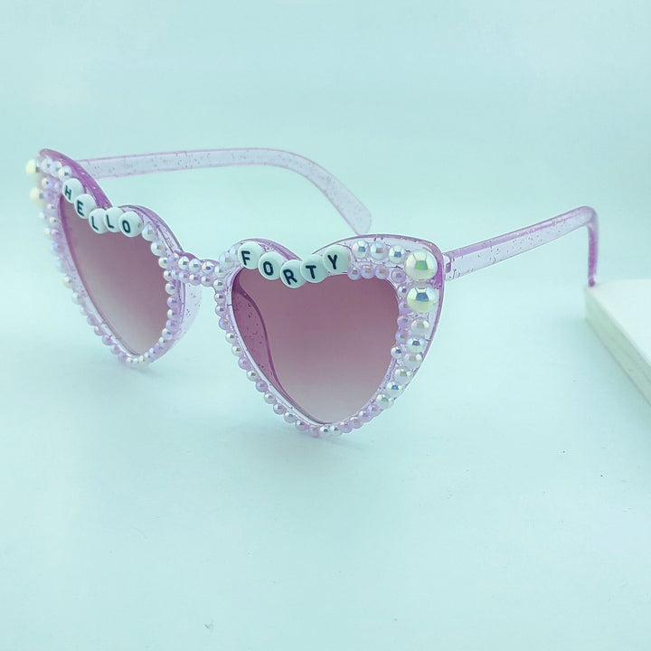 Decorative Birthday-Themed Fashion Sunglasses Bowlift