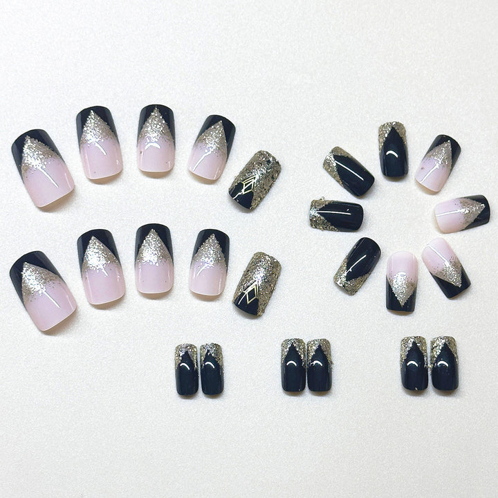 Glamorous Press-On Nail Extensions Bowlift