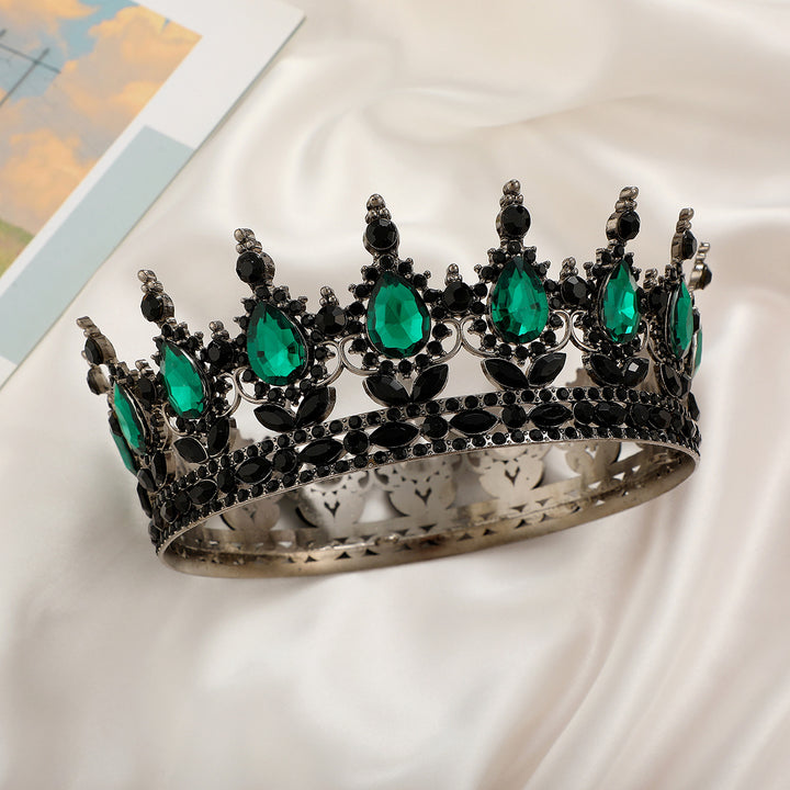 Ladies Luxurious Festive Crown with Shining Gemstones Bowlift